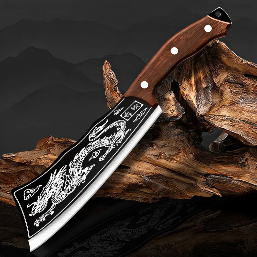 Cuchillo Japonés Forjado a Mano • Cuchillo Drak Espartacus™