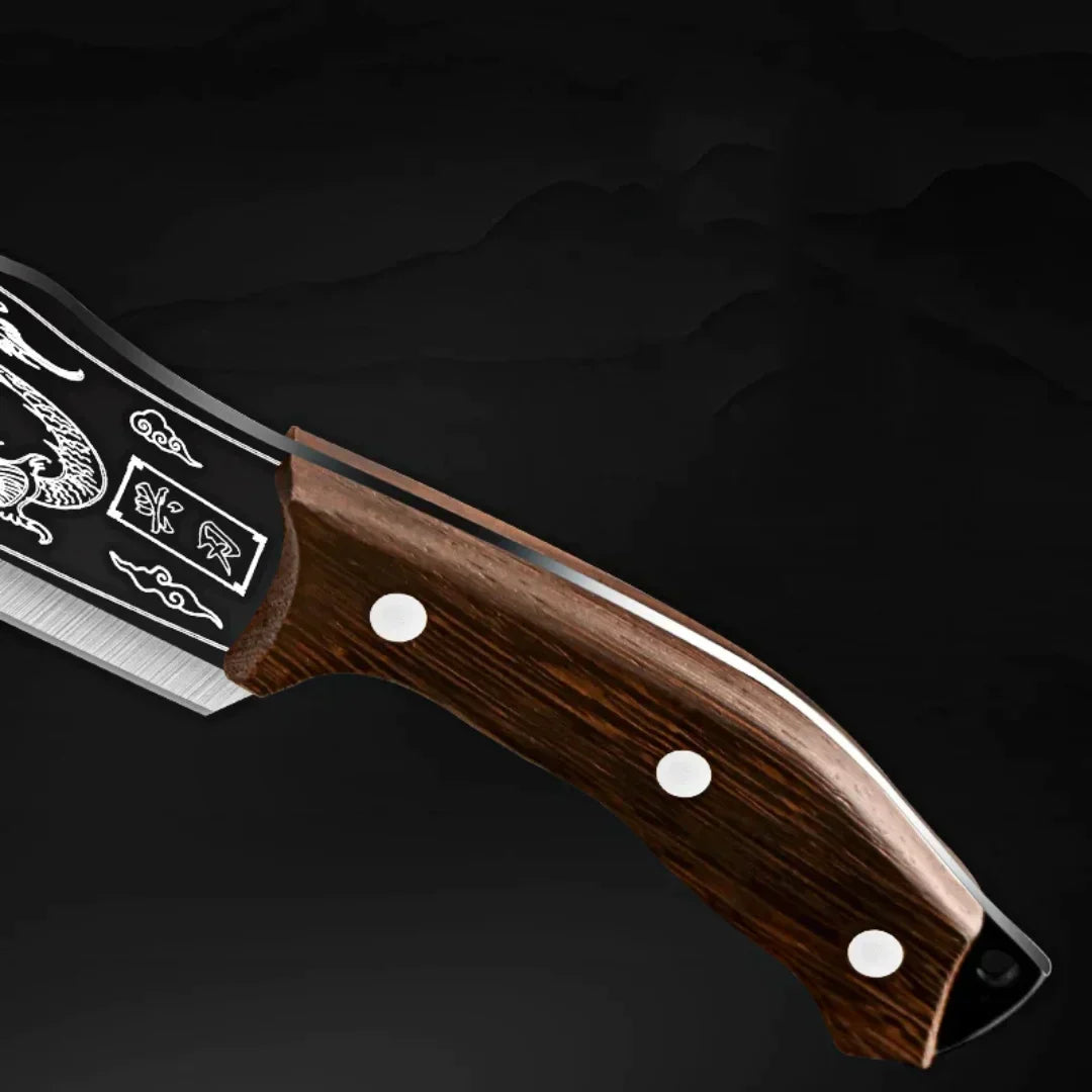 Cuchillo Japonés Forjado a Mano • Cuchillo Drak Espartacus™
