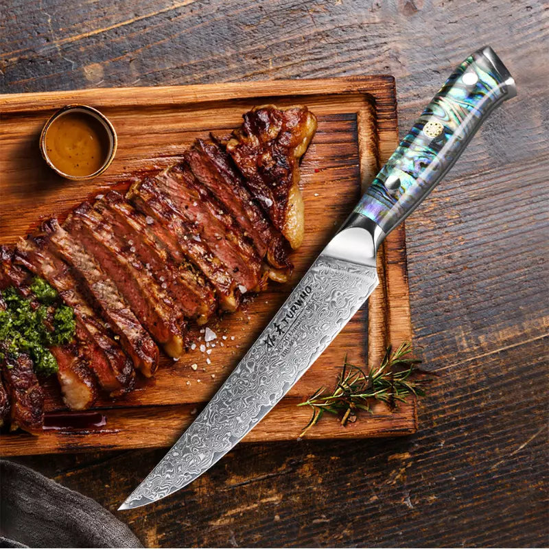 Cuchillo Profesional de Acero Damasco • Cuchillo Arigator Espartacus™