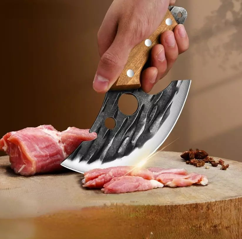 Cuchillo Profesional Forjado a Mano • Cuchillo Moon Espartacus™