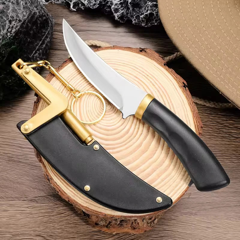 (COMPRA 1, LLEVATE 2 + FUNDAS) El Mini Cuchillo Más Famoso del Mundo • Cuchillo Lírio Espartacus™