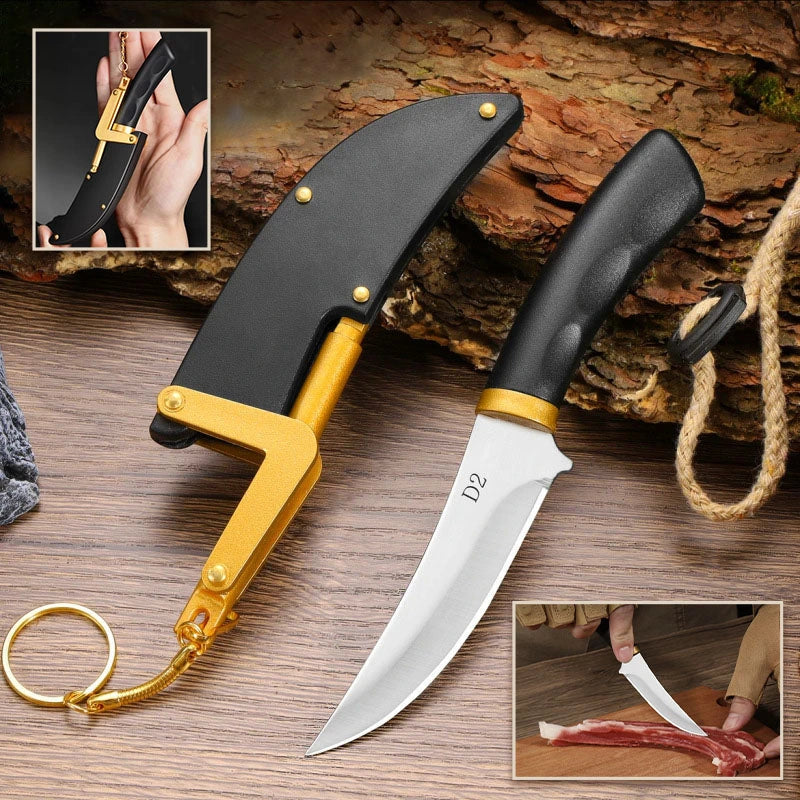 (COMPRA 1, LLEVATE 2 + FUNDAS) El Mini Cuchillo Más Famoso del Mundo • Cuchillo Lírio Espartacus™