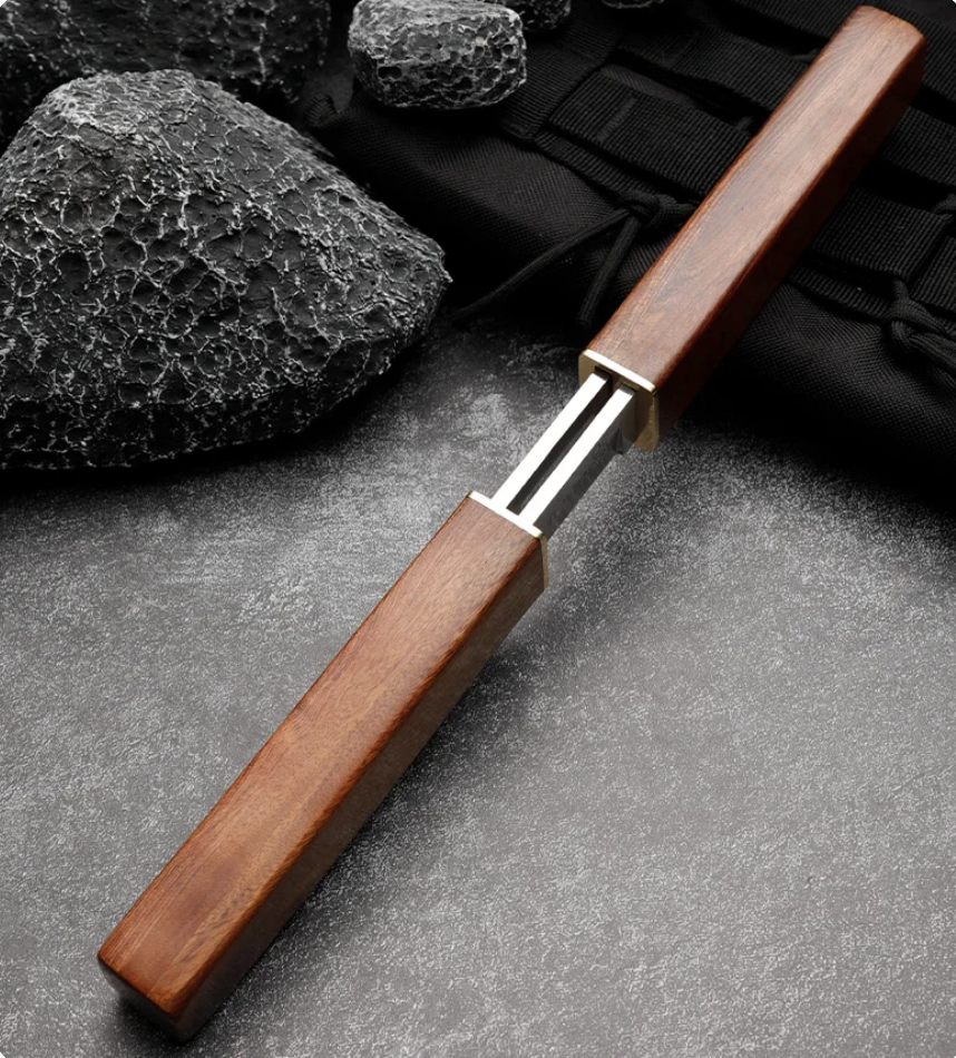 Cuchillo Secreto Samurai • Hoja Doble Forjada (+ENVÍO GRATIS)