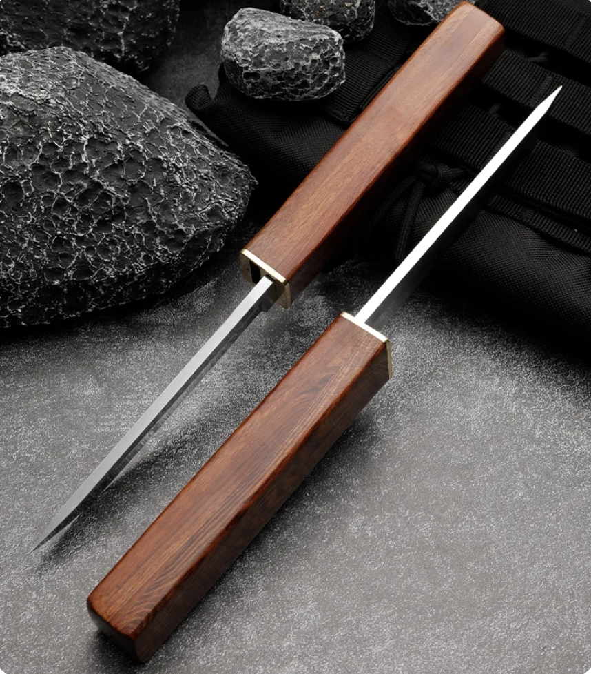 Cuchillo Secreto Samurai • Hoja Doble Forjada (+ENVÍO GRATIS)