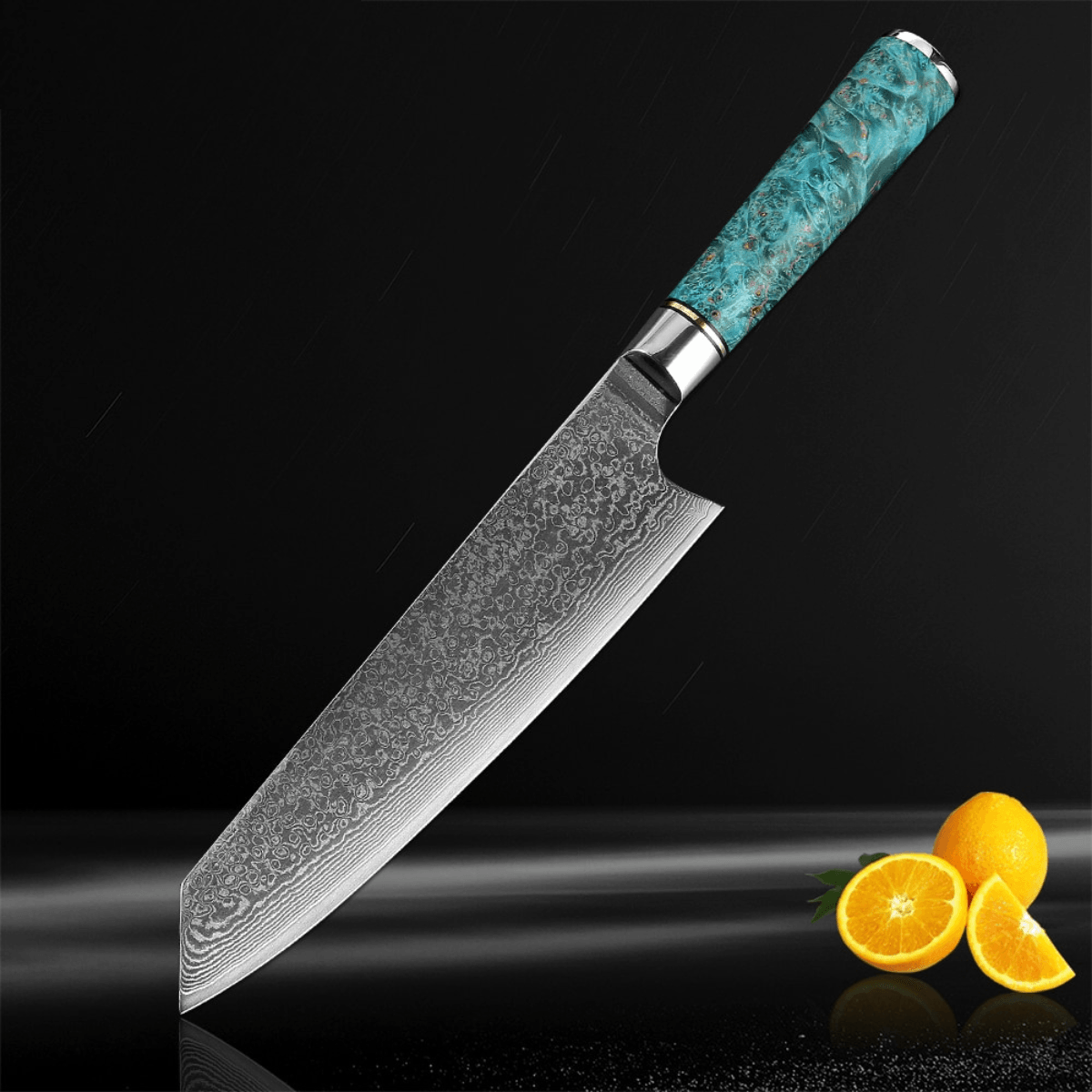 Cuchillo Vortex Espartacus™ • 100% en Acero Damasco