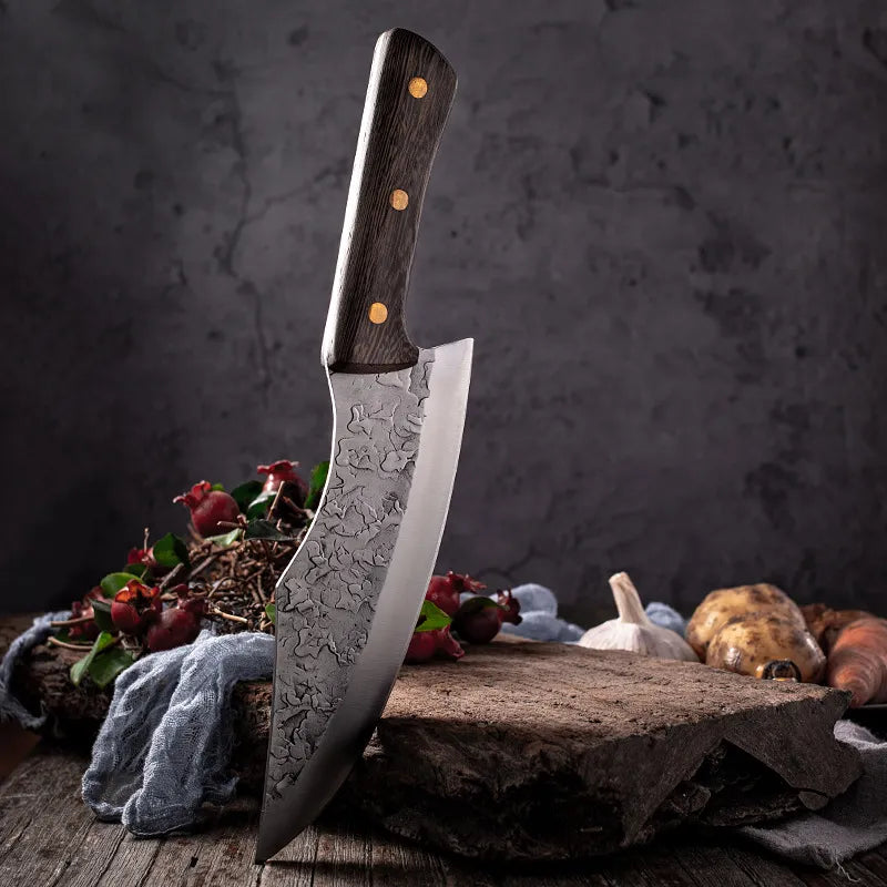Cuchillo Profesional Forjado a Mano + Funda • Cuchillo King Espartacus™