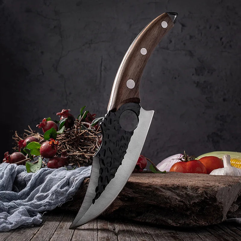 Cuchillo Profesional Forjado a Mano + Funda Gratis • Cuchillo Maori Espartacus™