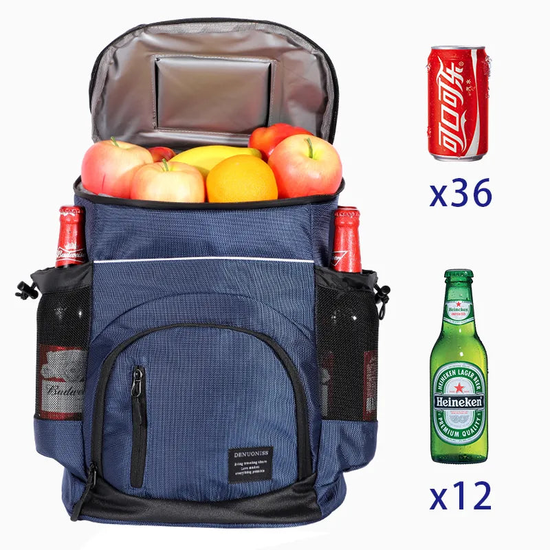 MOCHILA TÉRMICA COOLER • 100% A PRUEBA DE FILTRACIONES (33 LITROS)