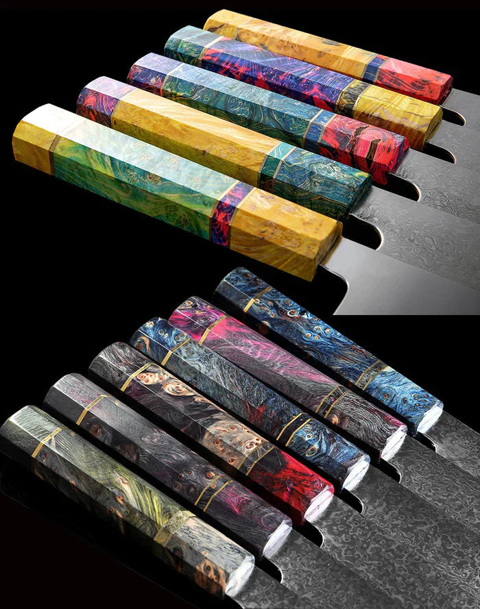 CUCHILLO DE CHEF DE ACERO DAMASCO • SUNO ESPARTACUS™