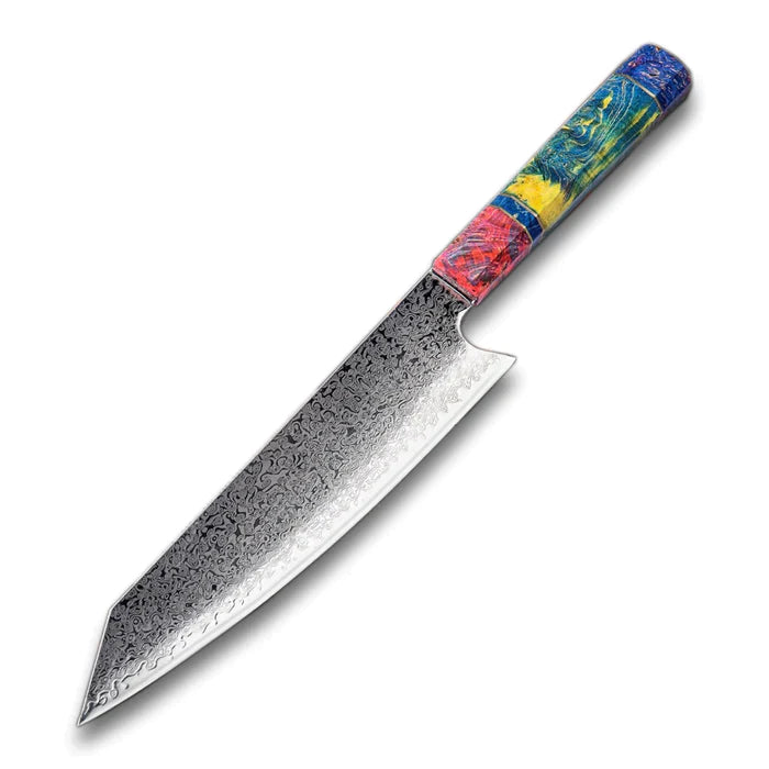 CUCHILLO DE CHEF DE ACERO DAMASCO • SUNO ESPARTACUS™