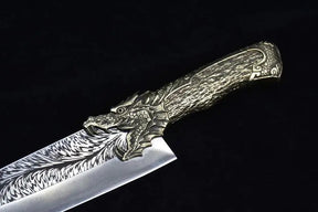 Cuchillo Artesanal Forjado a Mano • Cuchillo Tiger King Espartacus™