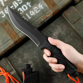 Cuchillo Survival Espartacus + Funda • Cuchillo Multiuso